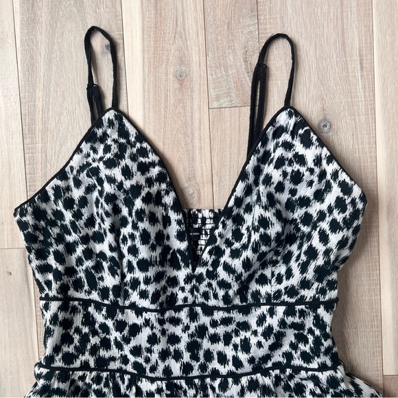 INC International Concepts 
Cotton Printed Piped-Trim jumpsuit, size M - Picture 6 of 11